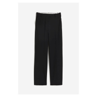 H & M - Úzké keprové kalhoty - černá