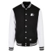 Starter College Fleece Jacket černo/bílá