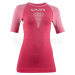 UYN Marathon OW Shirt SH SL W O101950P370 - flamingo/flamingo light/white S/M