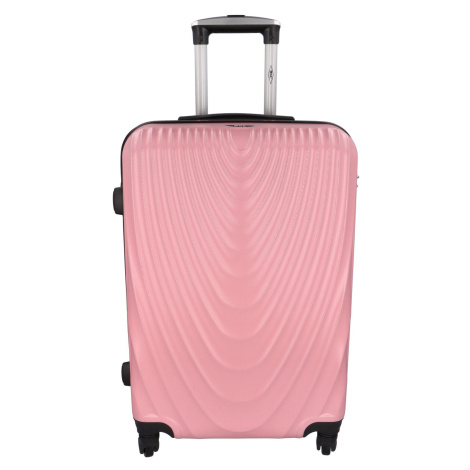 Cestovní kufr Travel Pink, růžová M RGL