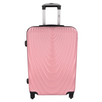 Cestovní kufr Travel Pink, růžová M
