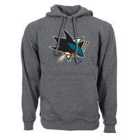 San Jose Sharks pánská mikina s kapucí grey Core Logo Hood