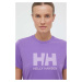 Bavlněné tričko Helly Hansen bílá barva, 34112-001