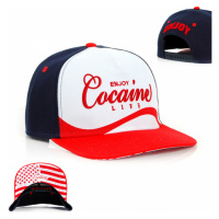 Cocaine Life Enjoy Cocaine Snapback Navy Red