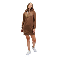 GAP HOODIE DRESS Dámské mikinové šaty, hnědá, velikost