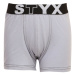 Dětské boxerky Styx sportovní guma světle šedé (GJ1067) 4-5