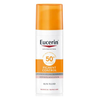 EUCERIN Sun Pigment Control Emulze na opalování na obličej s depigmentačním účinkem SPF 50+ 50 m