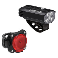 Lezyne FUSION DRIVE 500+ / ZECTO DRIVE 200+ PAIR černá/červená