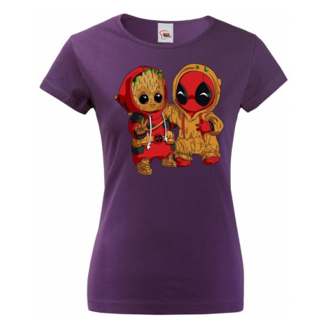 Pánské tričko Deadpool a Groot - super dárek BezvaTriko
