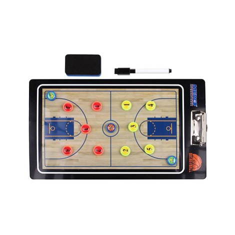 Merco Basketbal 65 magnetická trenérská tabule, s klipem