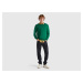 Benetton, Crew Neck Sweater In Lightweight Cotton Blend