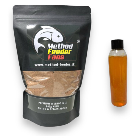 Method feeder fans premium method mix set 600 g + 200 ml booster - krill