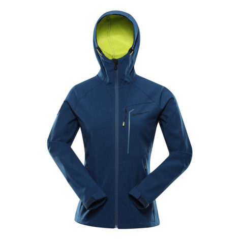 Bunda dámská ALPINE PRO ESPRITA softshellová modrá