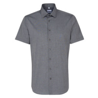 Seidensticker Pánská popelínová košile SN021001 Grey Melange
