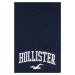 Kraťasy Hollister Co. dámské, tmavomodrá barva, s aplikací, medium waist