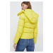Péřová bunda Calvin Klein Jeans dámská, žlutá barva, zimní