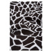 Šaty karl lagerfeld linen blend dress giraffe black/white
