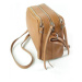 Kožená crossbody kabelka Vera Pelle VP333BS camel