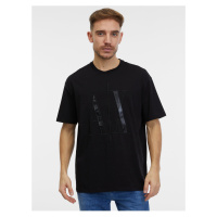 Černé pánské tričko Armani Exchange - Pánské