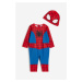 H & M - Maškarní kostým Spidermana 2 díly - modrá