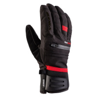 Pánské lyžařské rukavice Viking KURUK černá/červená