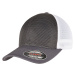 FLEXFIT 360 OMNIMESH CAP 2-TONE uhl/bílá