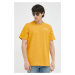Bavlněné tričko G-Star Raw oranžová barva, s aplikací