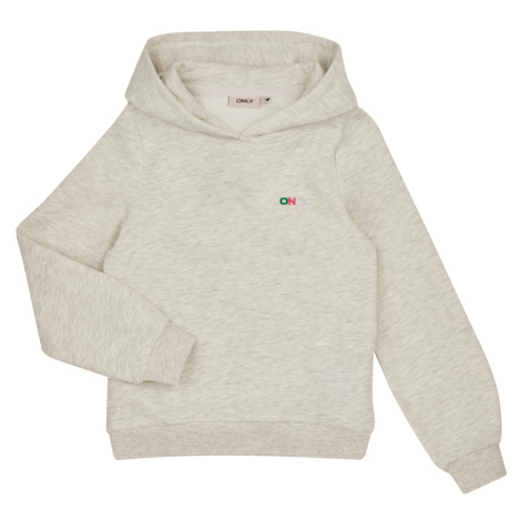 Only KOGNOOMI L/S LOGO HOOD SWT NOOS Béžová