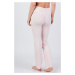 Světle růžové těhotenské pyžamové kalhoty Serenity