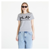 Tričko Comme des Garçons PLAY Heart Logo Short Sleeve Tee Grey