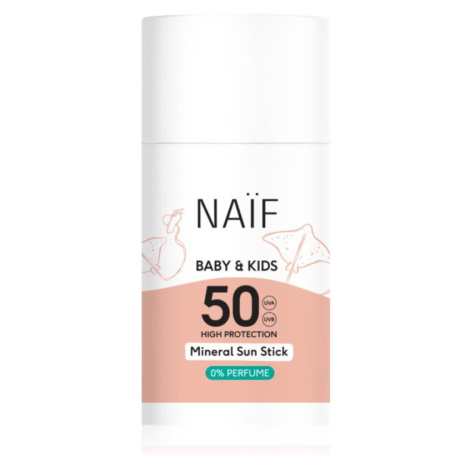 Naif Baby & Kids Mineral Sun Stick tyčinka na opalování SPF 50 36 g