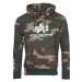 Alpha Industries Mikina Basic Hoody woodland camo 65