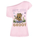 Strážci galaxie Happy Little Groot Dámské tričko světle růžová