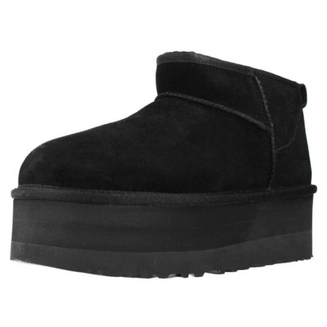 UGG W CLASSIC ULTRA MINI PLATF Černá