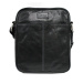 SEGALI Pánská kožená taška přes rameno SG-27018 černá