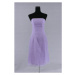 krátké světle fialové společenské šaty