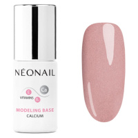 NEONAIL Modeling Base Calcium podkladový lak pro gelové nehty s vápníkem odstín Bubbly Pink 7,2 