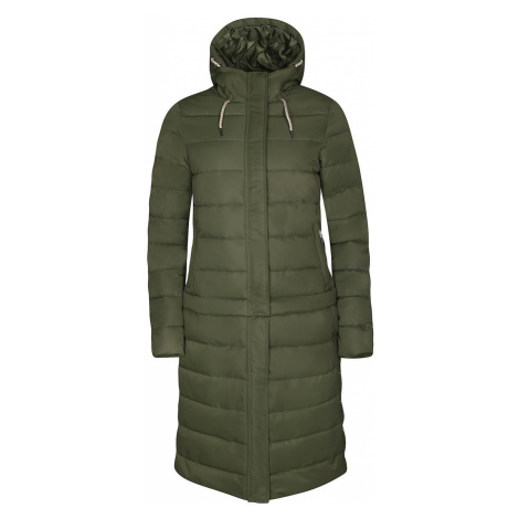 Dámský kabát Alpine Pro KIRA - tmavě zelená