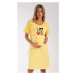 Dámská noční košile mateřská Vienetta Secret Kačenka | žlutá