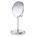 ZELLER Kosmetické zrcadlo stolní pr. 17 cm stříbrné