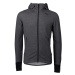 POC Cyklistická mikina - MERINO ZIP HOOD - šedá