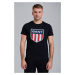 TRIČKO GANT D1. GANT RETRO SHIELD SS T-SHIRT černá