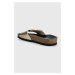 Kožené pantofle Tommy Hilfiger TH MULE SANDAL GOLDEN dámské, zlatá barva, FW0FW07070