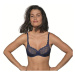 Tmavě modrá dámská krajková podprsenka s kosticemi Playtex Essential Elegance Underwire Bra