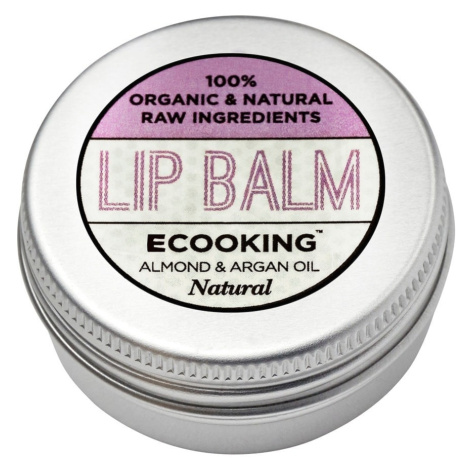 Ecooking - Lip Balm Natural Balzámy na rty 15 ml Bílá unisex