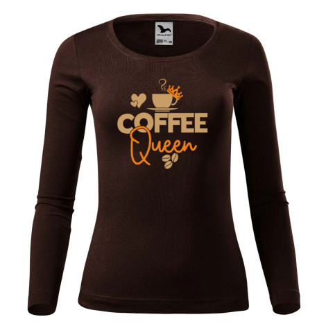 DOBRÝ TRIKO Dámské bavlněné triko Coffee queen
