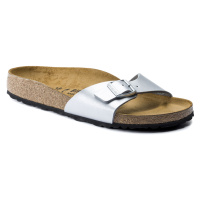 Birkenstock Madrid Birko-Flor Silver Narrow Fit