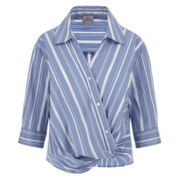 Halenka woolrich stripe poplin blouse modrá