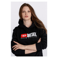 Mikina diesel f-reggy-hood-div sweat-shirt černá