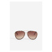 H & M - Sluneční brýle - hnědá